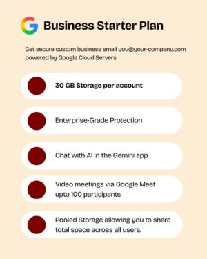 Google Workspace Business Starter Edition